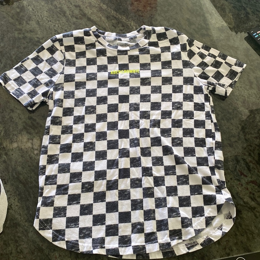 abercrombie kids - Checkered T-shirt